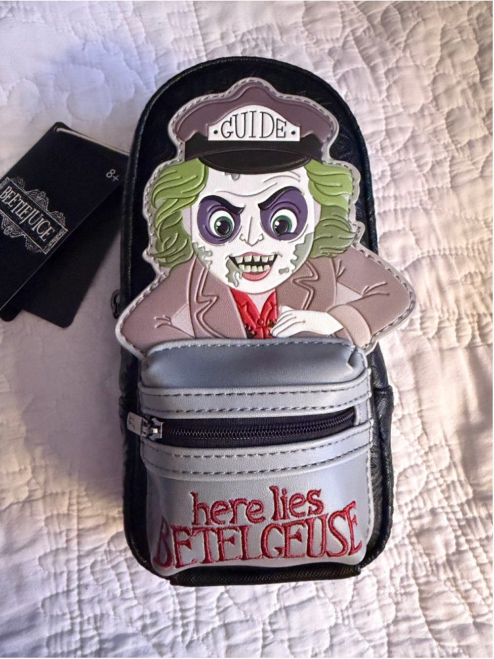 NWT Loungefly Beetlejuice Here Lies Betelgeuse Mini Backpack Pencil Case